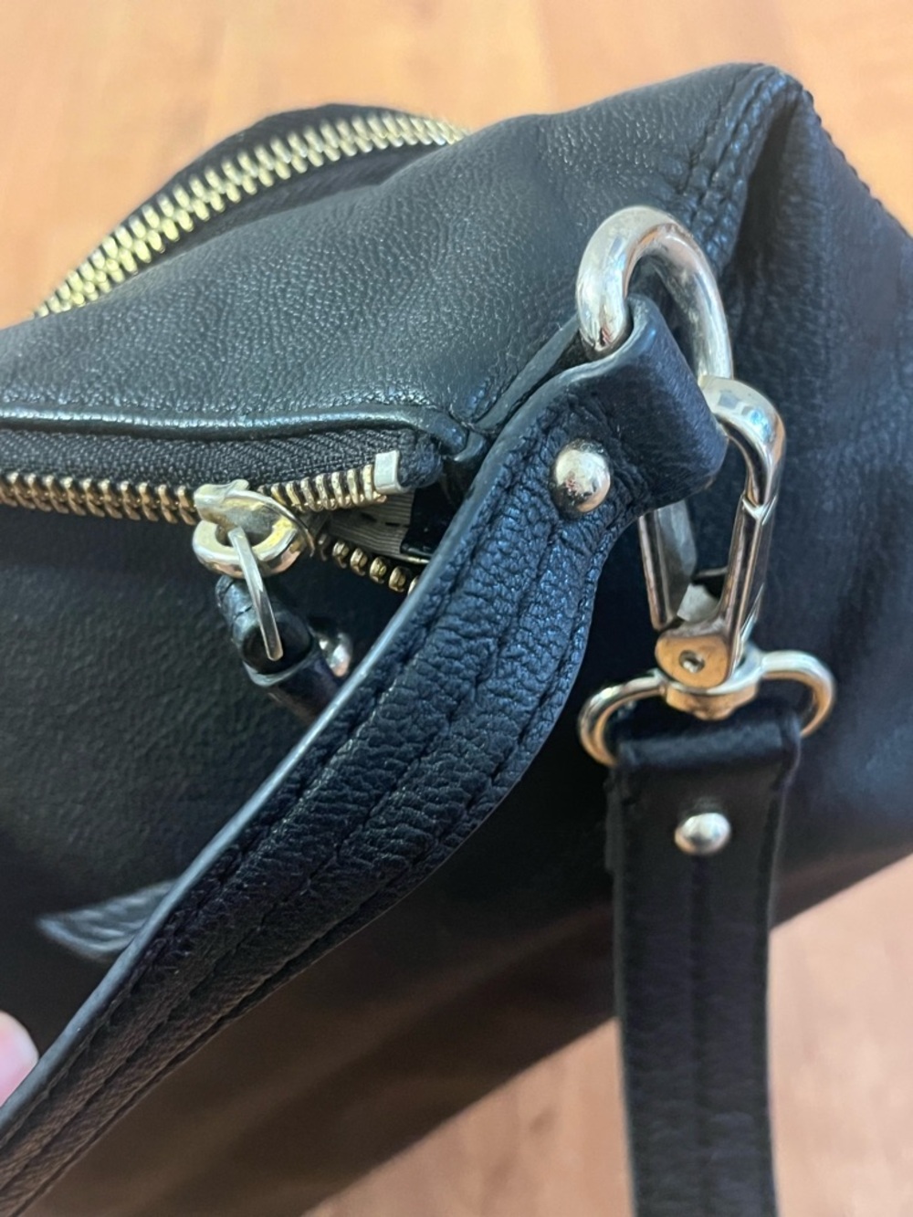 Kate Spade Black Leather Shoulder Crossbody - Picture 7 of 11